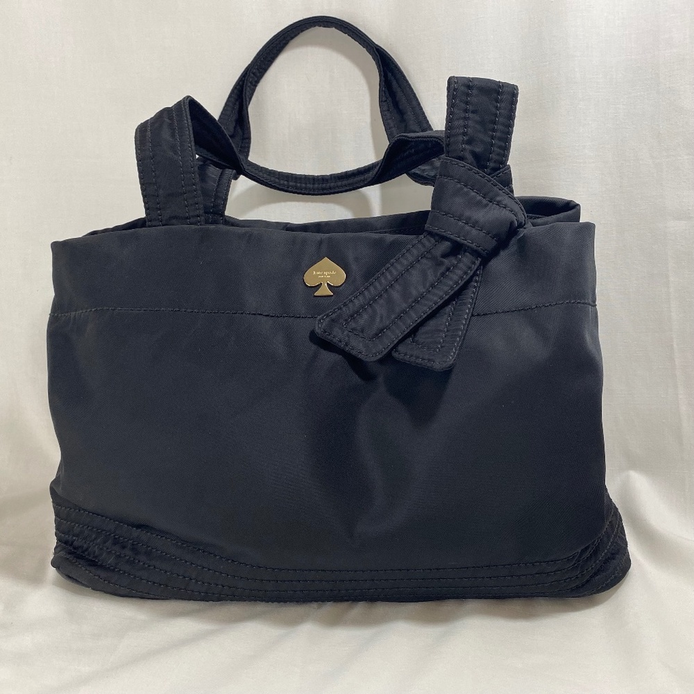 Kate Spade Flatiron Maryanne Black Tote Nylon aster Handbag